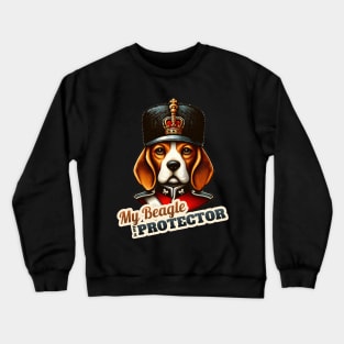 Beagle King Queen guard Crewneck Sweatshirt